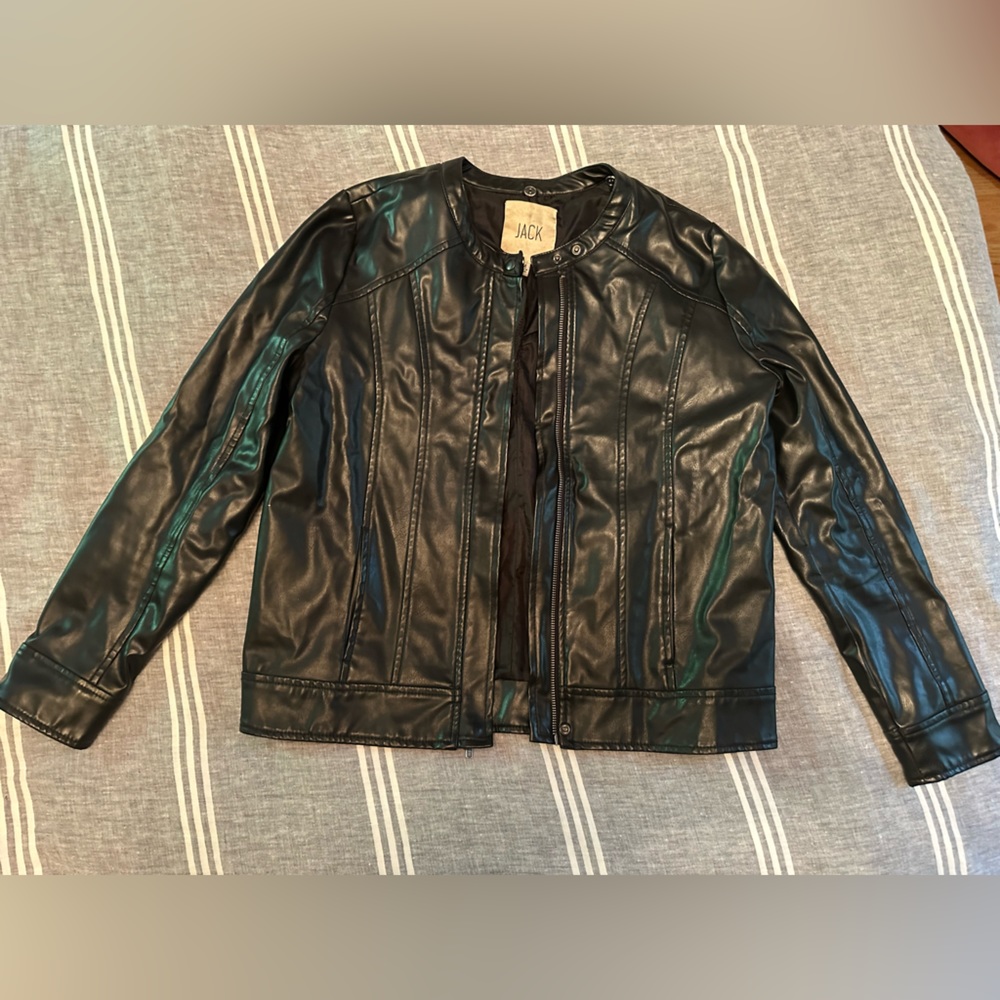 JACK vintage leather jacket size S